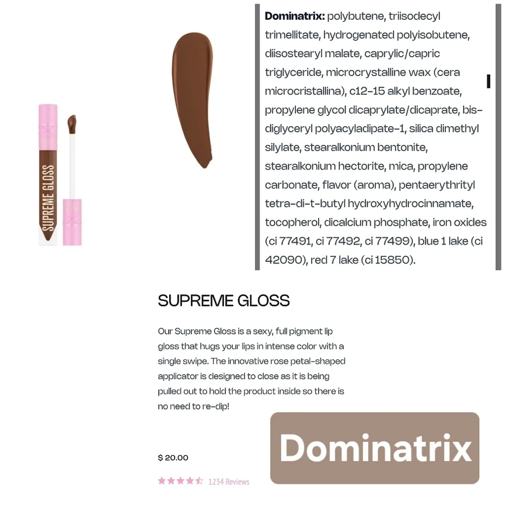 Jeffree Star Supreme Gloss in "Dominatrix" - Picture 4 of 4